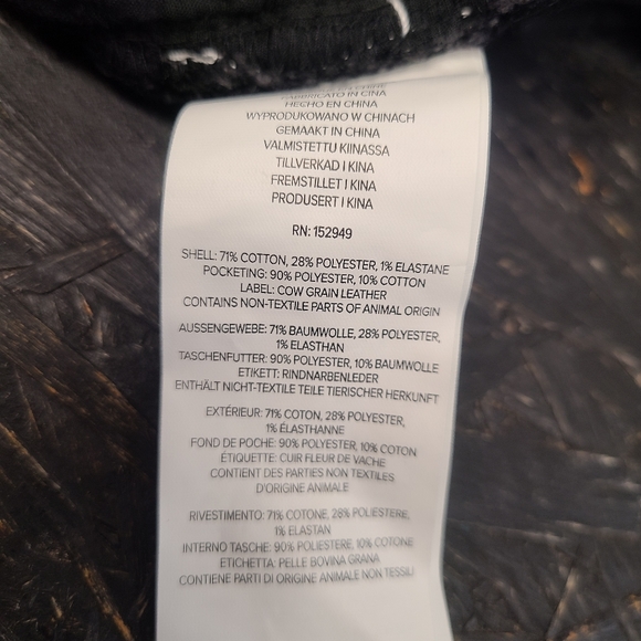 CR7 CRISTIANO RONALDO Mens Gray Jeans T Tapered - Picture 7 of 8